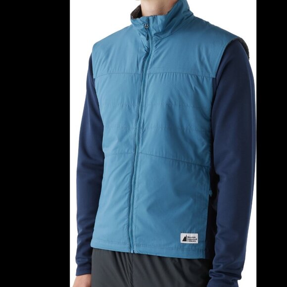 MEC Blue Pace Hybrid Softshell Vest Men's Size XL - Picture 1 of 7